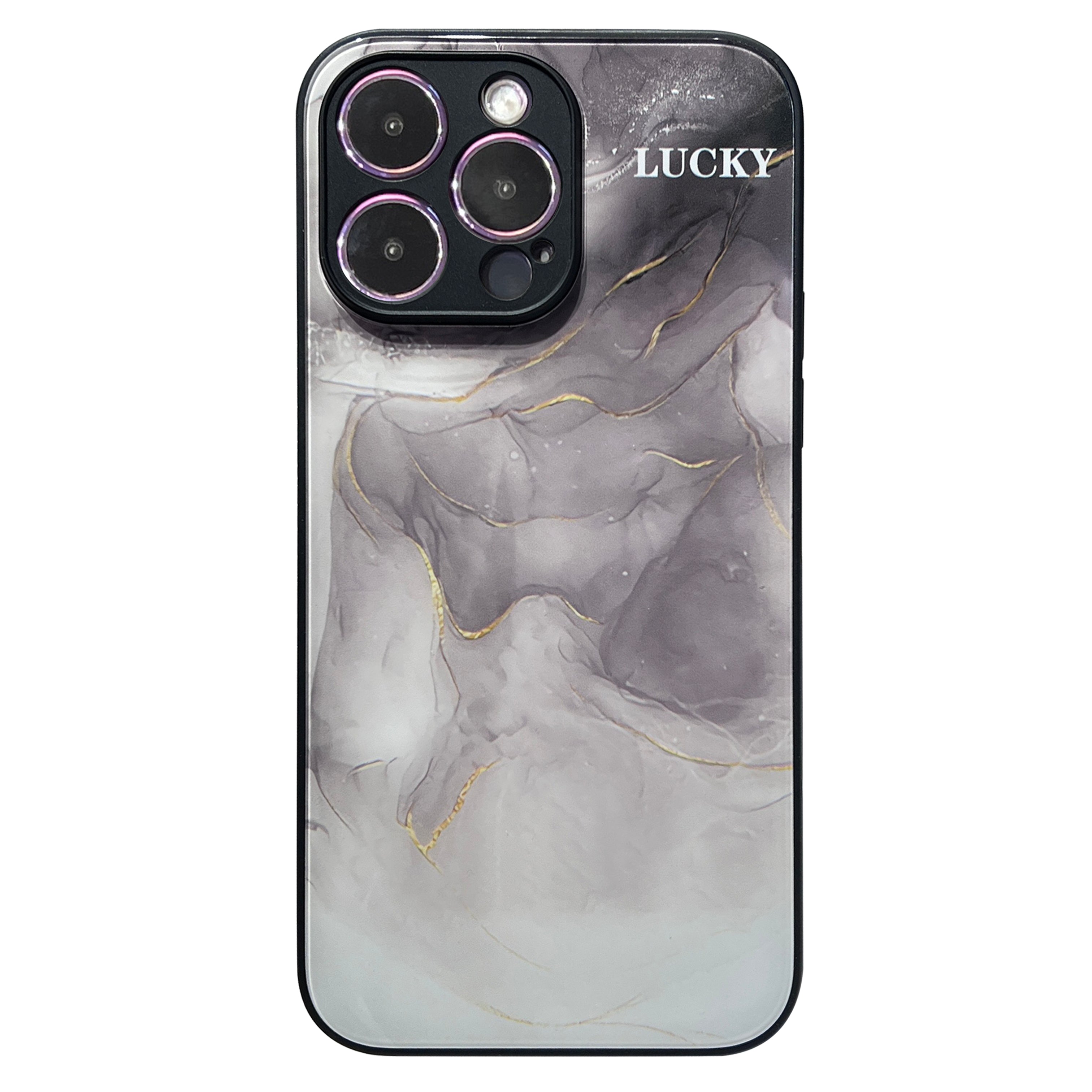 For iPhone 14 Pro Max Hard Glass TPU Phone Case Gold Foil Ink Wash Painting Design Cell Phone Cover For iPhone 14 Pro Max Hard Glass TPU Phone Case Gold Foil Ink Wash Painting Design Cell Phone Cover